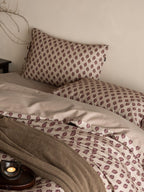 Woodland Leaf Brushed Cotton Duvet Cover Set original reference image 2