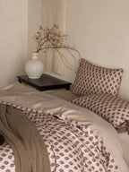 Woodland Leaf Brushed Cotton Duvet Cover Set original reference image 4