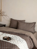 Woodland Leaf Brushed Cotton Duvet Cover Set original reference image 13