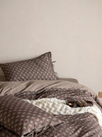 Woodland Leaf Brushed Cotton Duvet Cover Set original reference image 16