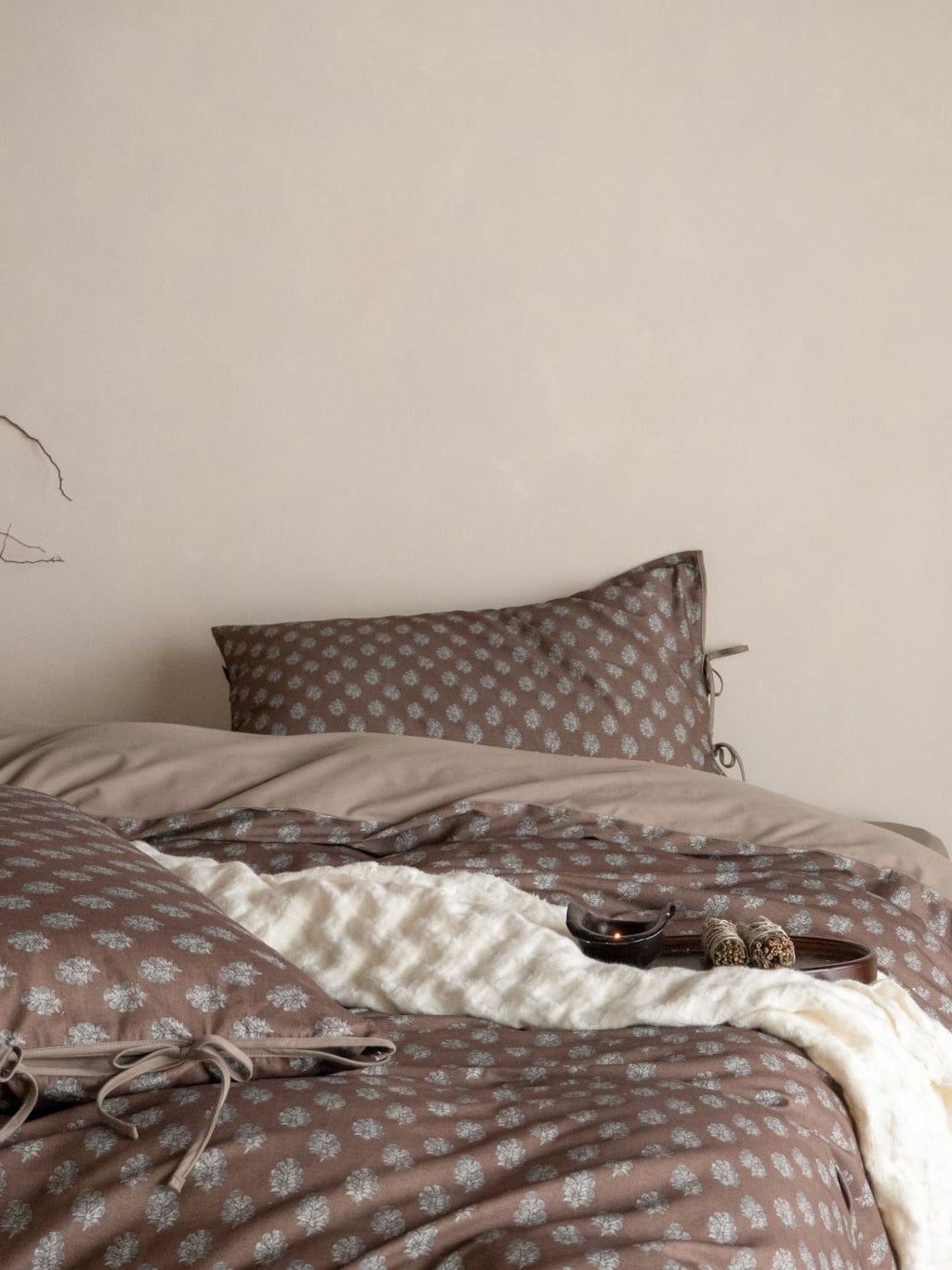 Woodland Leaf Brushed Cotton Duvet Cover Set original reference image 17