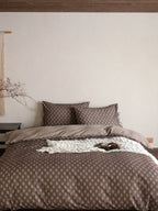 Woodland Leaf Brushed Cotton Duvet Cover Set original reference image 18