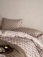 Woodland Leaf Brushed Cotton Duvet Cover Set original reference image 19