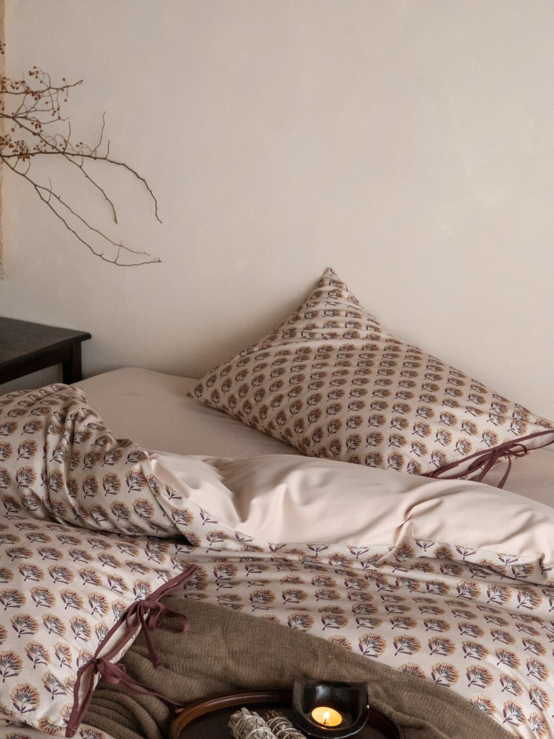 Woodland Leaf Brushed Cotton Duvet Cover Set original reference image 20