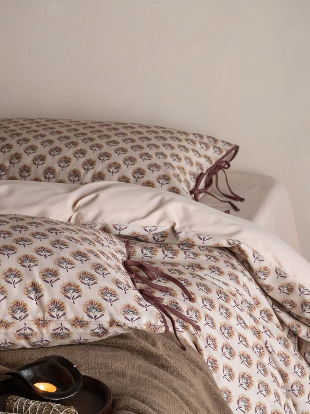 Woodland Leaf Brushed Cotton Duvet Cover Set original reference image 21