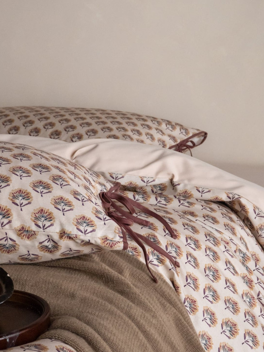 Woodland Leaf Brushed Cotton Duvet Cover Set original reference image 22