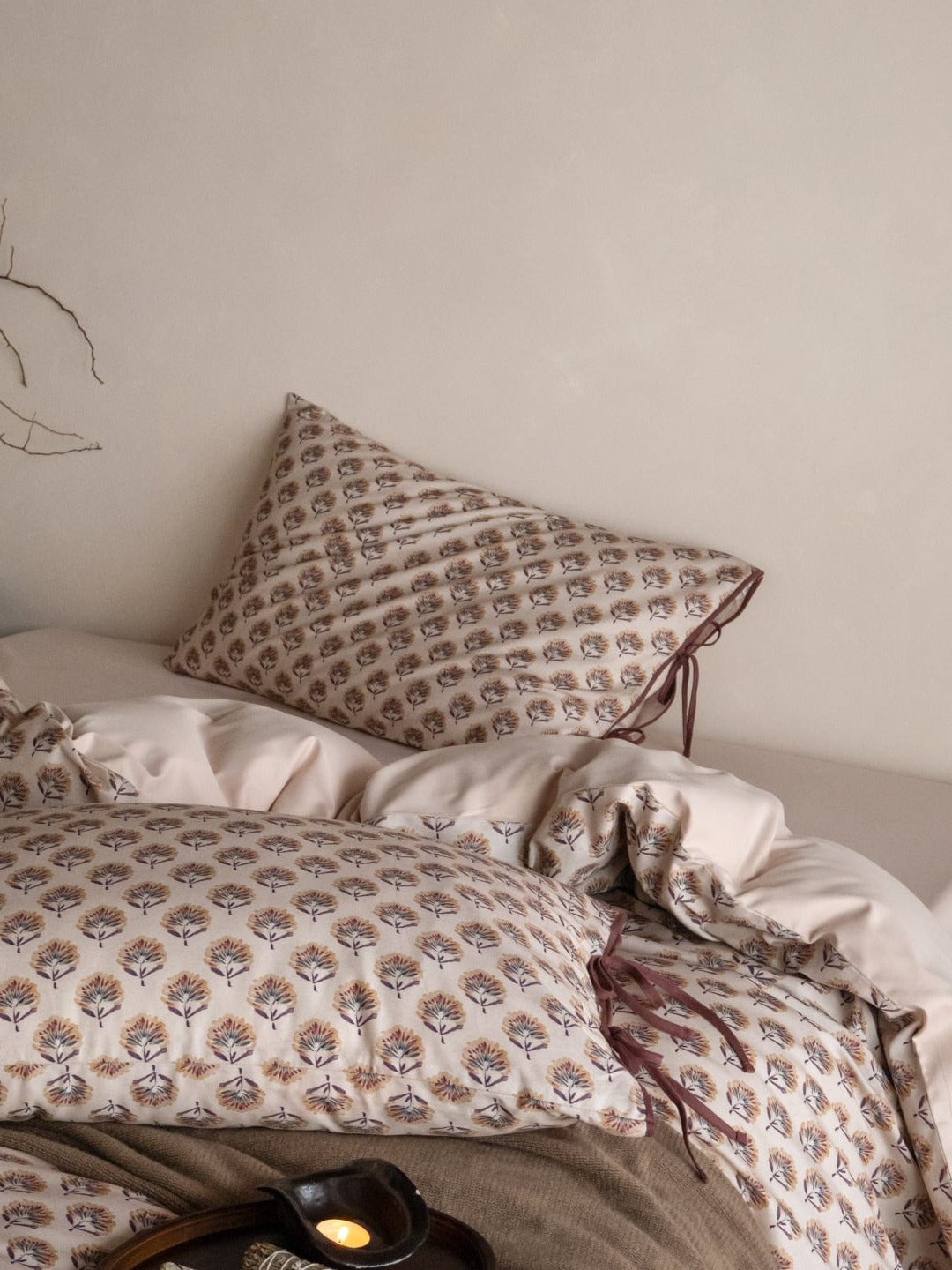Woodland Leaf Brushed Cotton Duvet Cover Set original reference image 23
