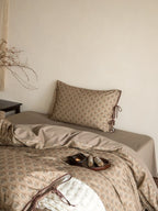 Woodland Leaf Brushed Cotton Duvet Cover Set original reference image 25
