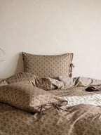 Woodland Leaf Brushed Cotton Duvet Cover Set original reference image 27