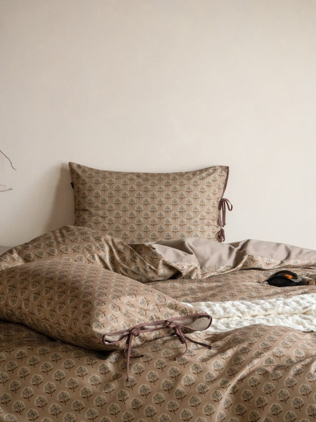 Woodland Leaf Brushed Cotton Duvet Cover Set original reference image 27