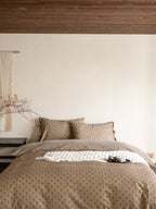 Woodland Leaf Brushed Cotton Duvet Cover Set original reference image 30