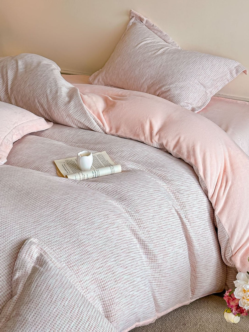 Woven Haze Chenille Jacquard Duvet Cover Set original reference image 19