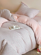 Woven Haze Chenille Jacquard Duvet Cover Set original reference image 19