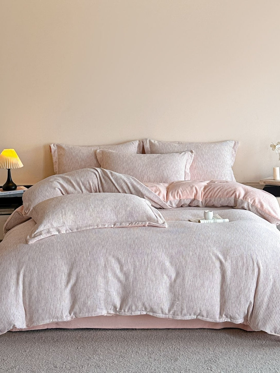 Woven Haze Chenille Jacquard Duvet Cover Set original reference image 20