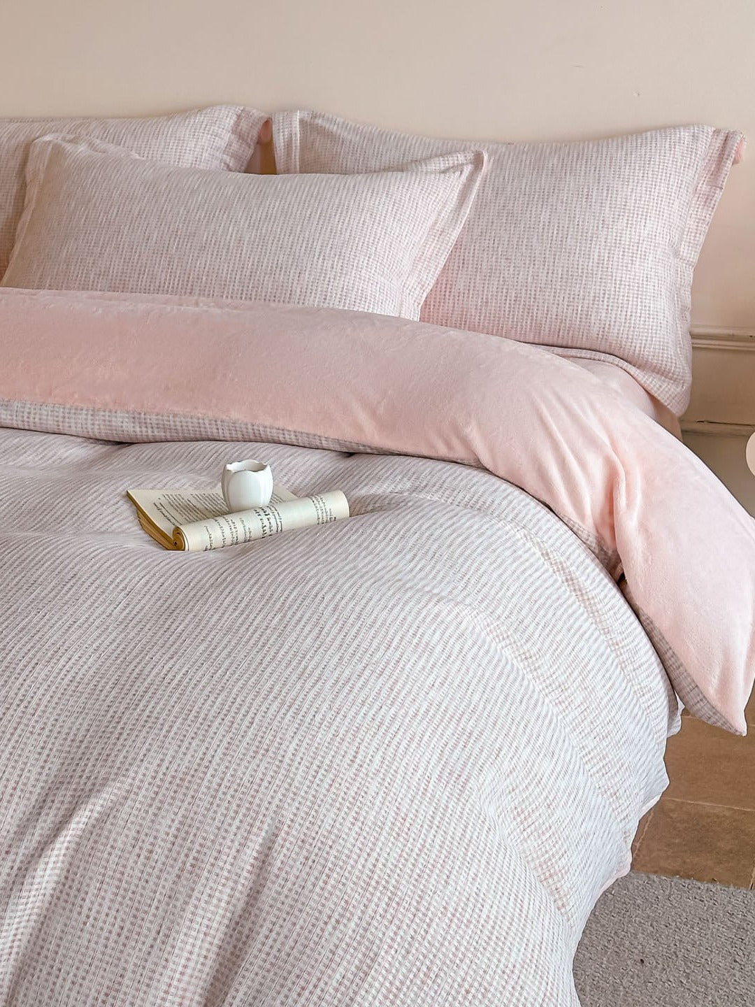 Woven Haze Chenille Jacquard Duvet Cover Set original reference image 24