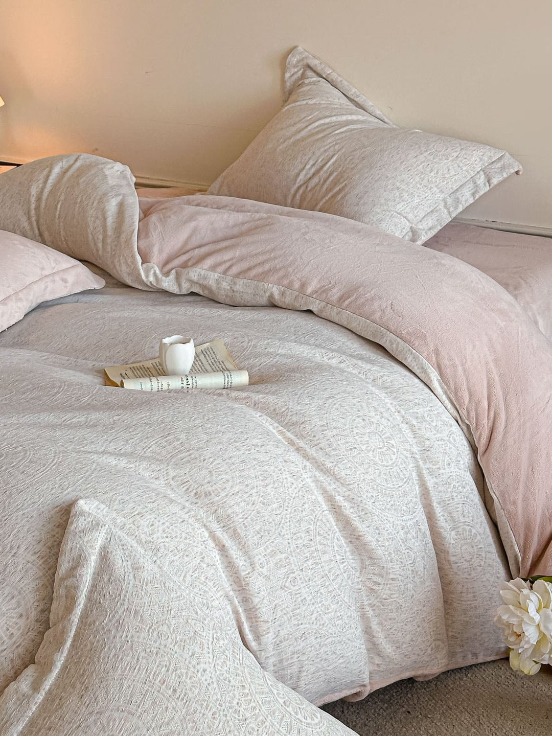 Woven Haze Chenille Jacquard Duvet Cover Set original reference image 25