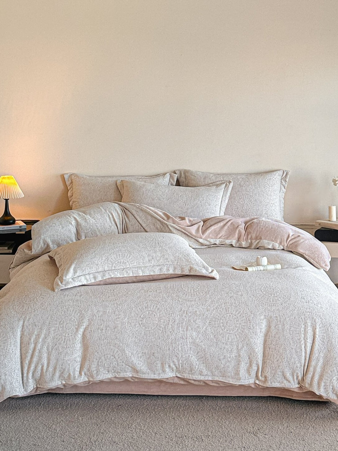 Woven Haze Chenille Jacquard Duvet Cover Set original reference image 26