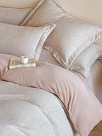Woven Haze Chenille Jacquard Duvet Cover Set original reference image 28