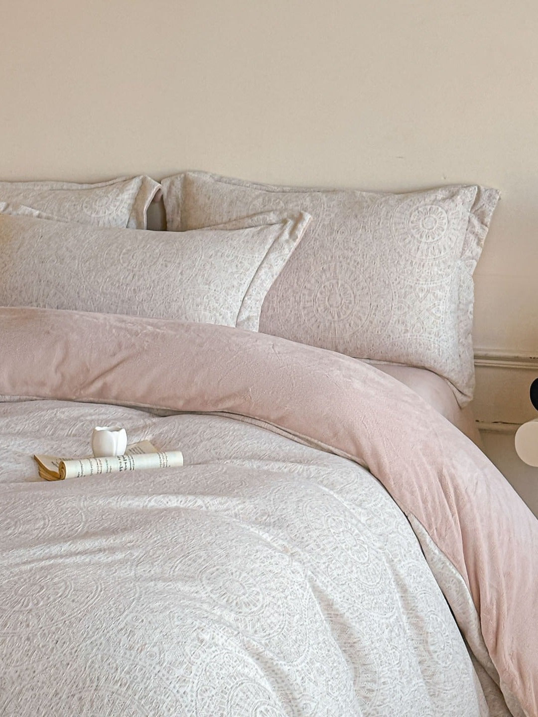 Woven Haze Chenille Jacquard Duvet Cover Set original reference image 29
