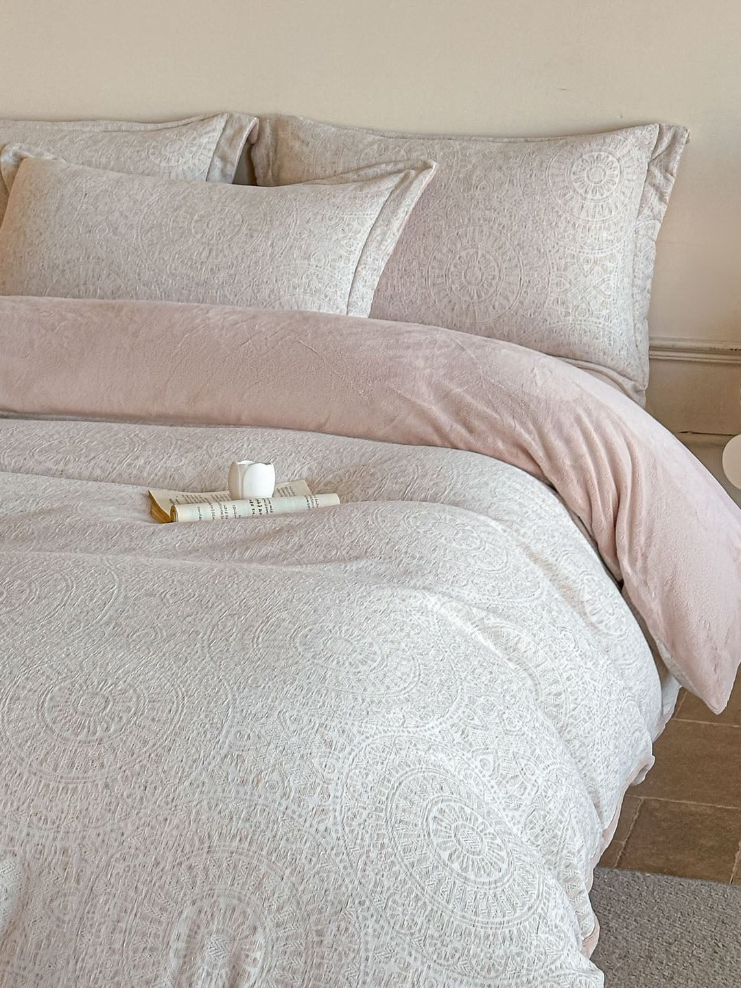 Woven Haze Chenille Jacquard Duvet Cover Set original reference image 30