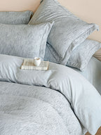 Woven Haze Chenille Jacquard Duvet Cover Set original reference image 52