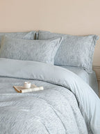 Woven Haze Chenille Jacquard Duvet Cover Set original reference image 53