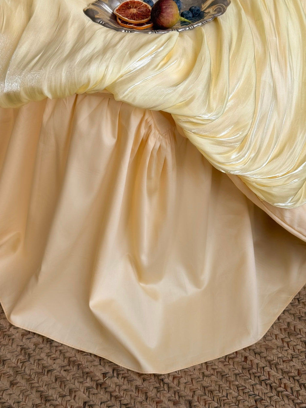 French Ruffle Lace Cotton Sateen Bedding