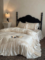 Ivory Ruffle Cloud Tencel Bedding Set