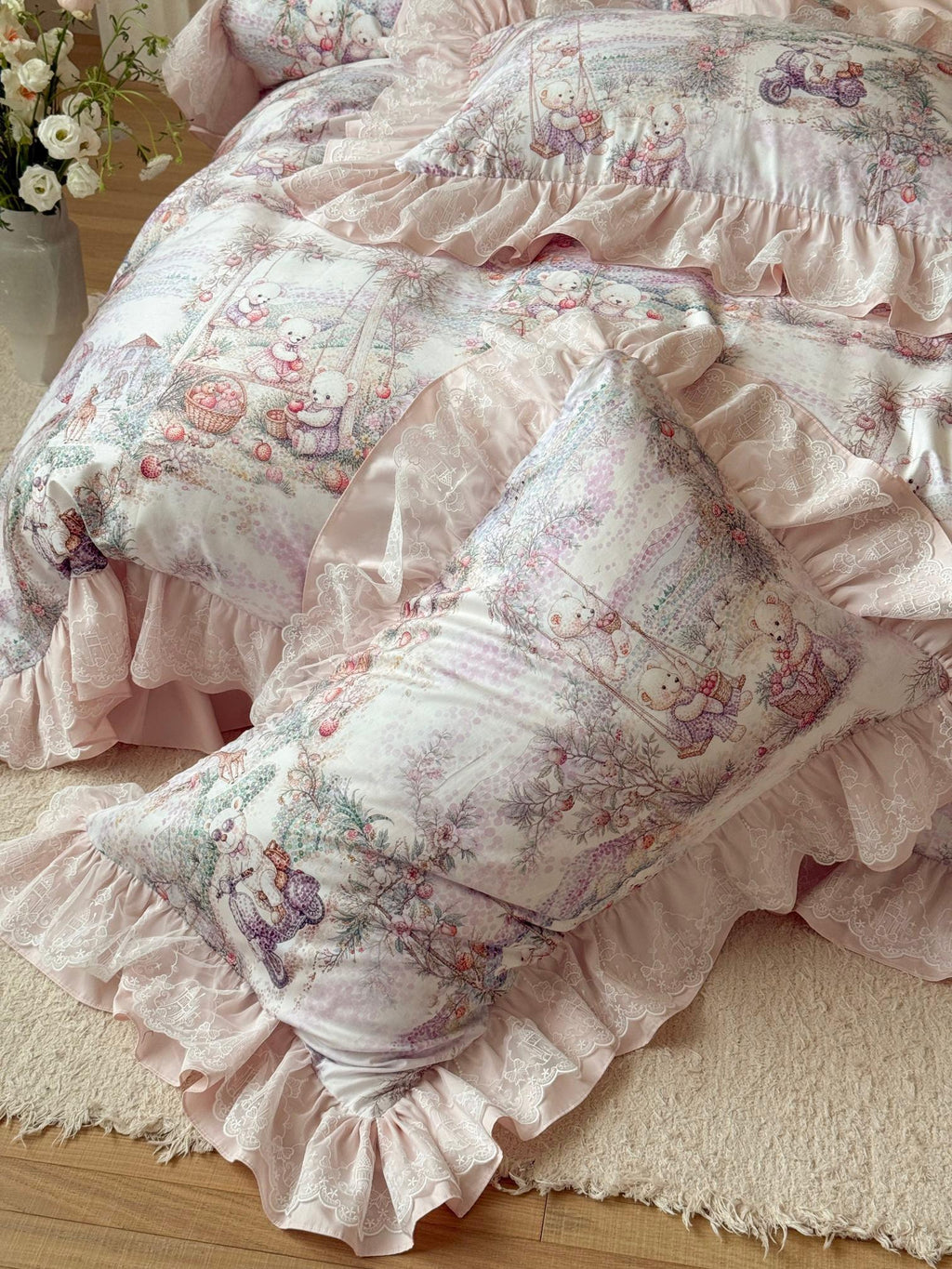 Coquette Lolita Ruffle Bedding Set