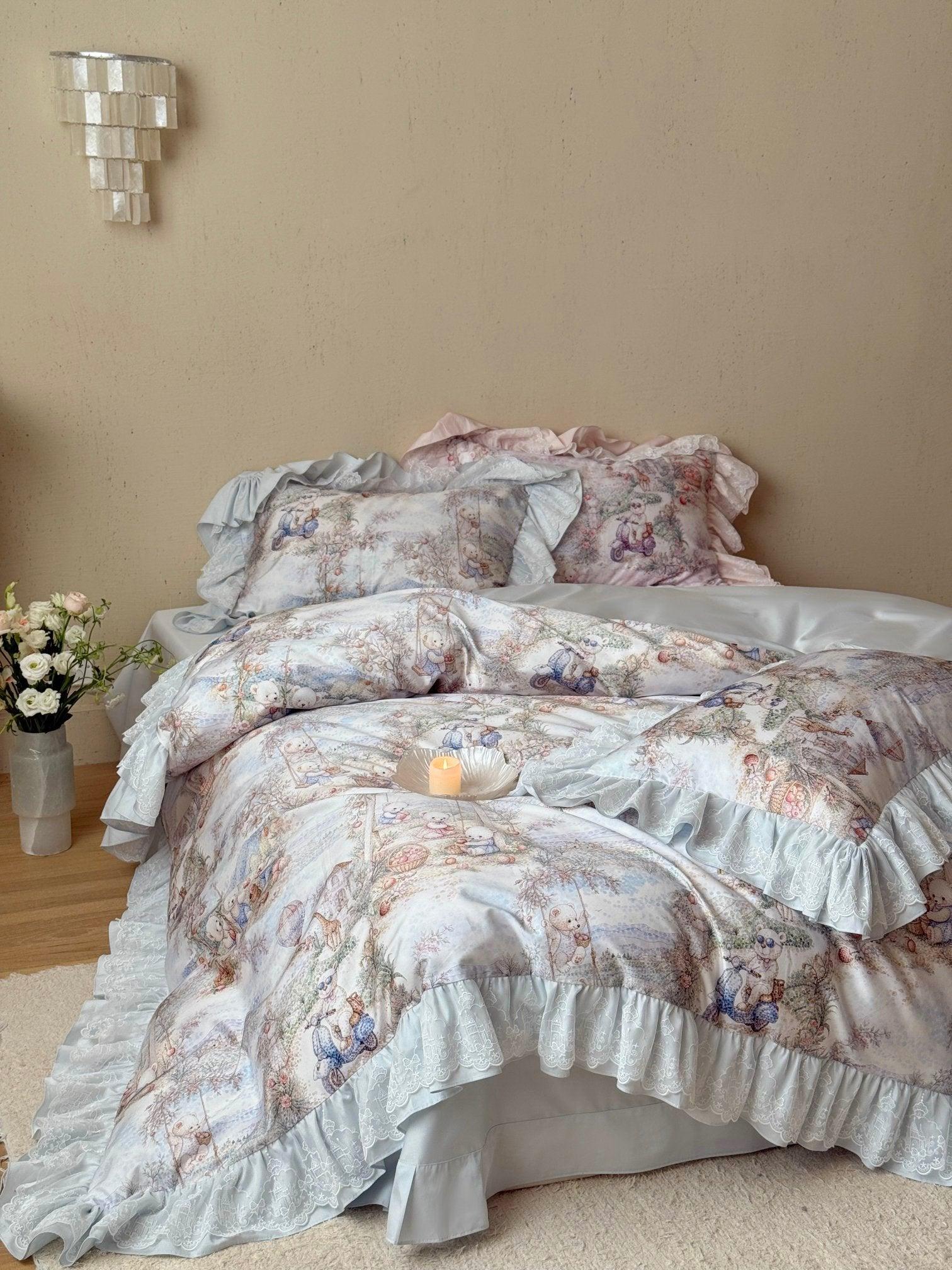 Coquette Lolita Ruffle Bedding Set