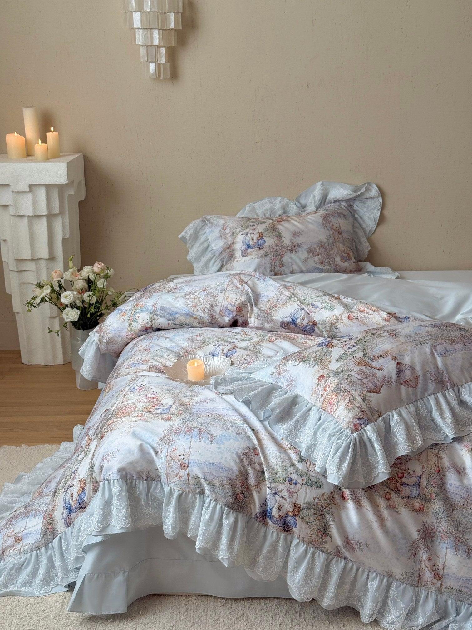 Coquette Lolita Ruffle Bedding Set
