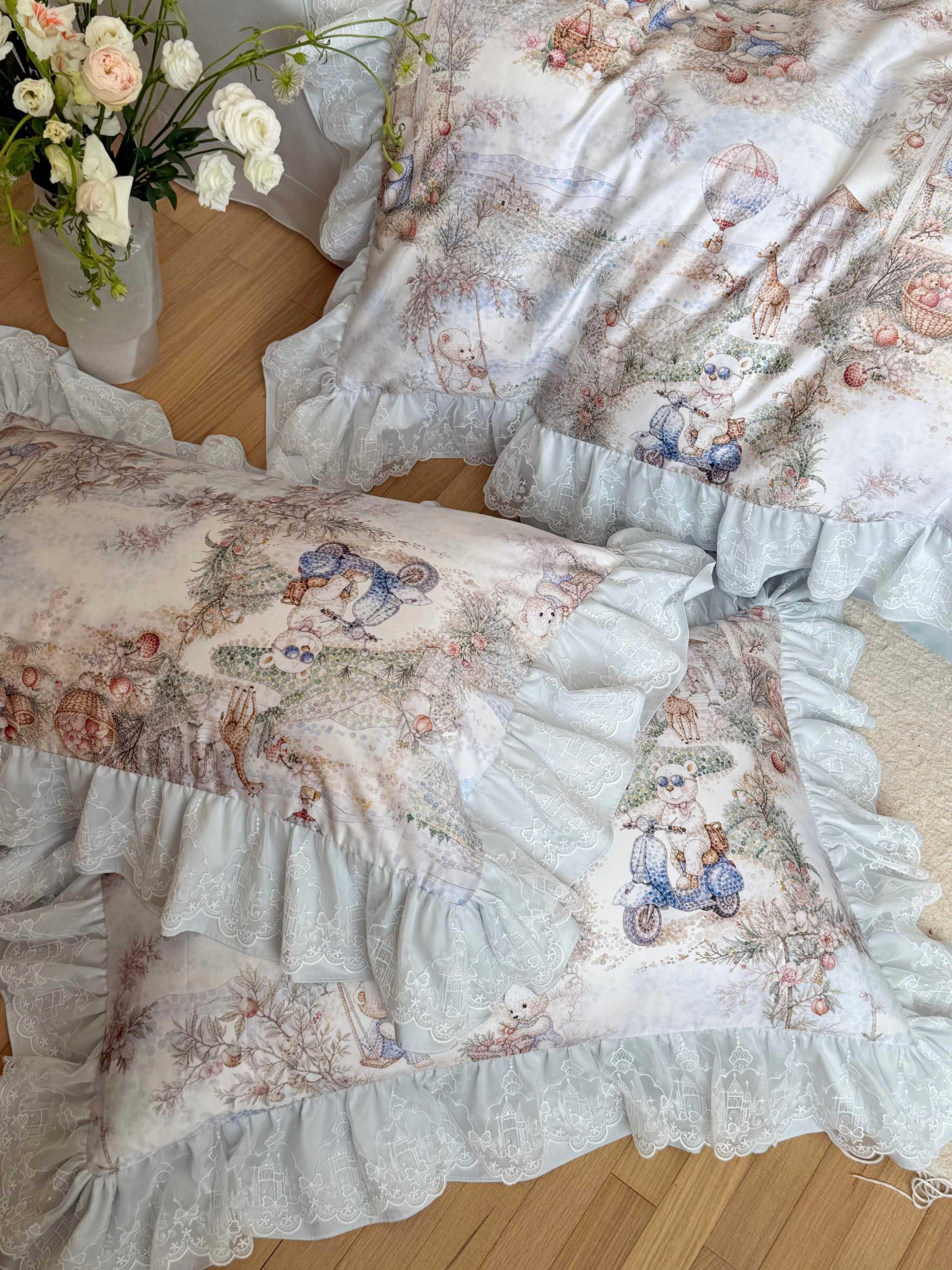 Coquette Lolita Ruffle Bedding Set