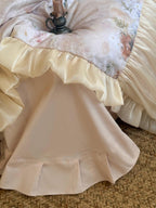 Vintage Bloom Ruched Floral Bedding Set