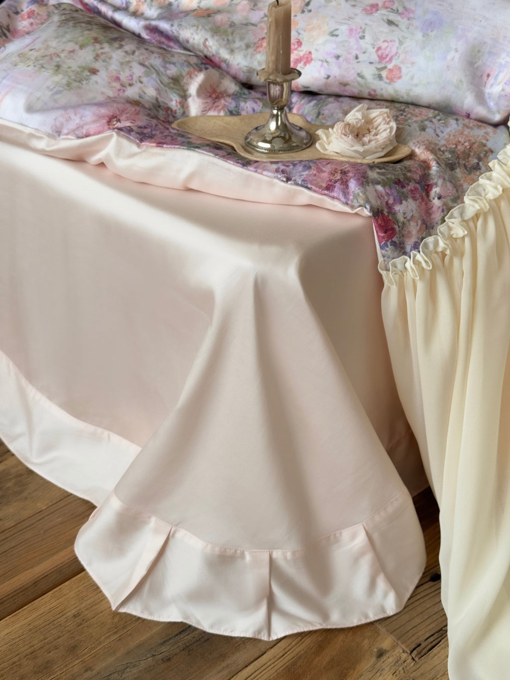 Blossom Veil Ruffle Bedding Set