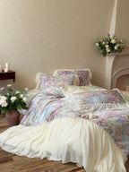Oil Garden Veil Ruffle Bedding Set