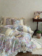 Roseveil Garden Ruched & Ruffle Tencel Bedding Set
