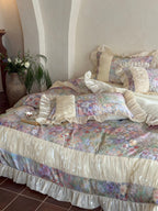 Roseveil Garden Ruched & Ruffle Tencel Bedding Set