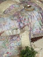 Roseveil Garden Ruched & Ruffle Tencel Bedding Set