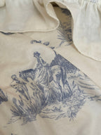 Willowbrook Toile Muslin Gauze Ruffle Bedding Set – Blue