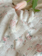 Blossom Puff Ruffle Muslin Bedding Set