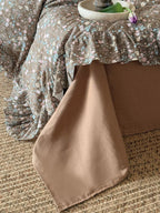 Autumn Meadow Ruffle Muslin Gauze Bedding Set Breezora