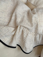 Ivory Whisper Ruffle Cotton Bedding Set Breezora