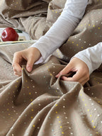 Driftwood Whisper Square Jacquard Duvet Cover