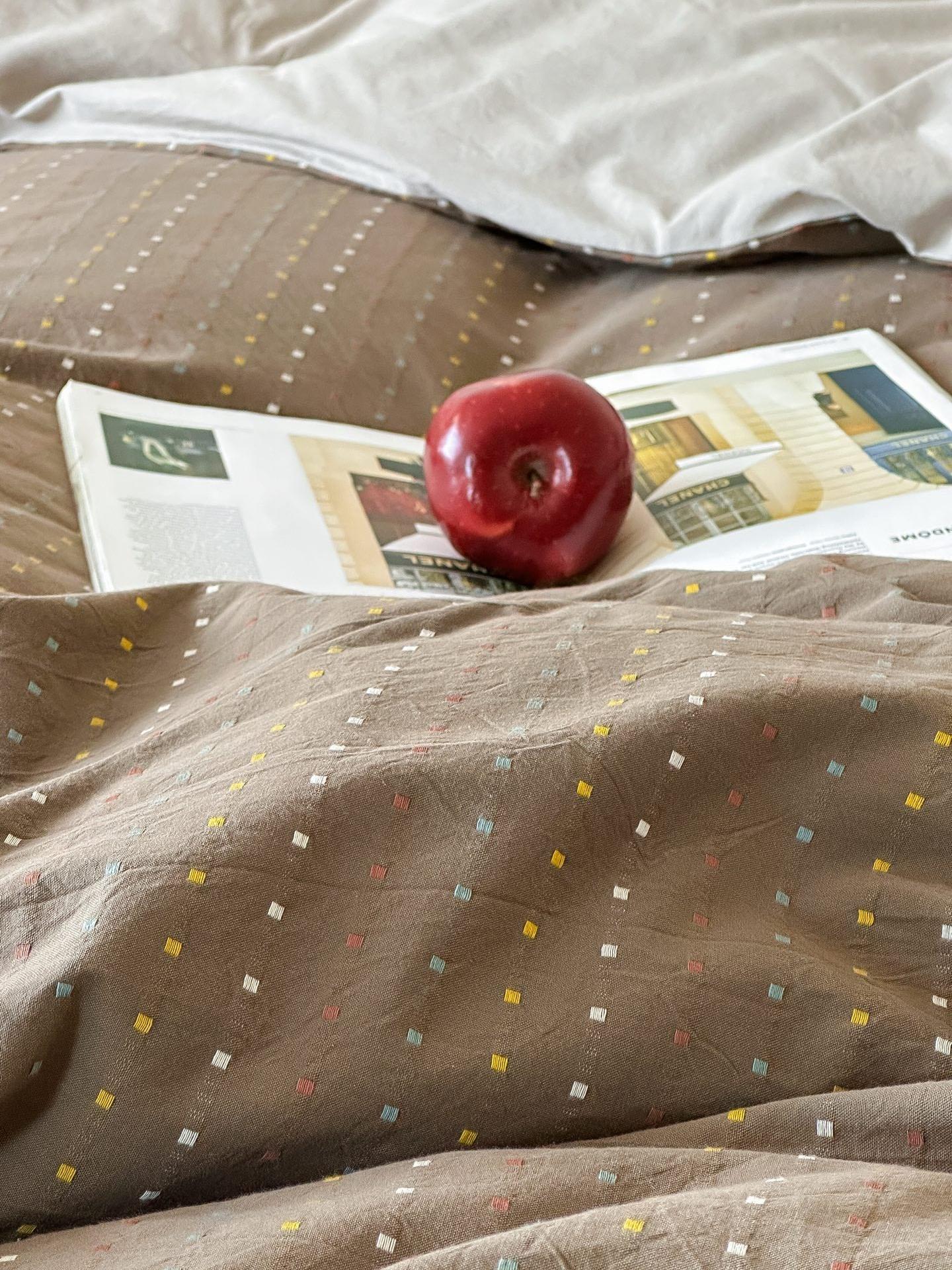 Driftwood Whisper Square Jacquard Duvet Cover