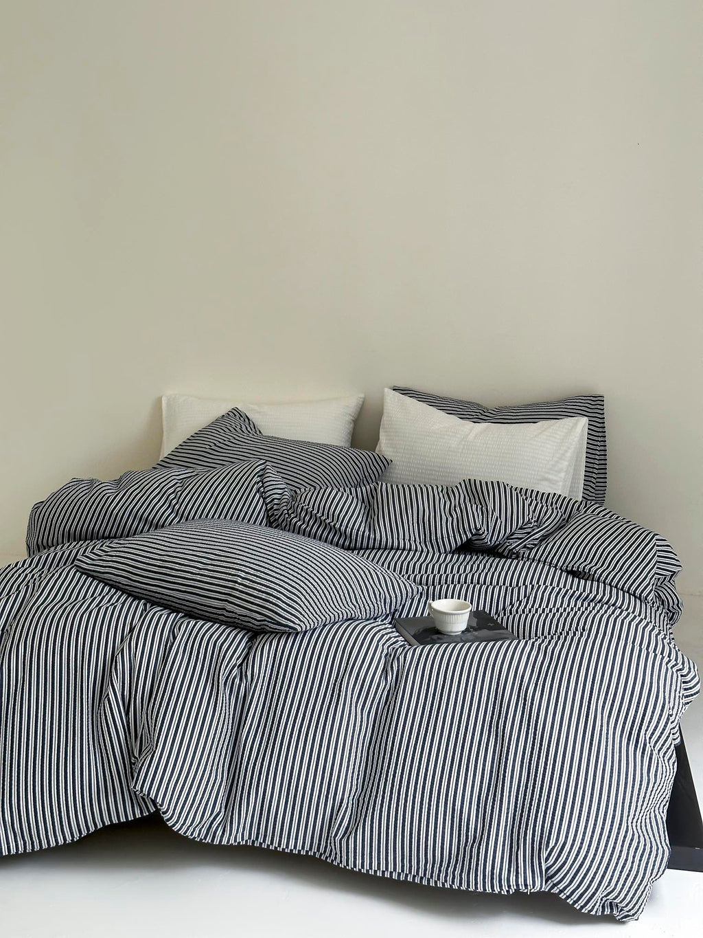 Harbor Breeze Stripe Seersucker Duvet Cover