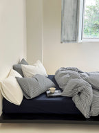 Harbor Breeze Stripe Seersucker Duvet Cover