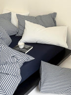 Harbor Breeze Stripe Seersucker Duvet Cover