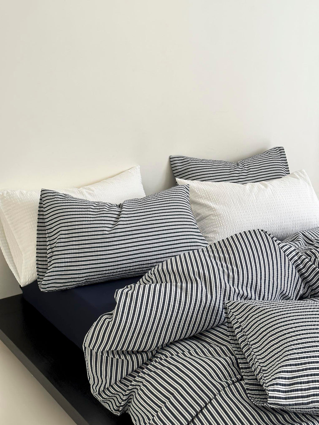Harbor Breeze Stripe Seersucker Duvet Cover