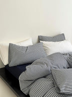 Harbor Breeze Stripe Seersucker Duvet Cover