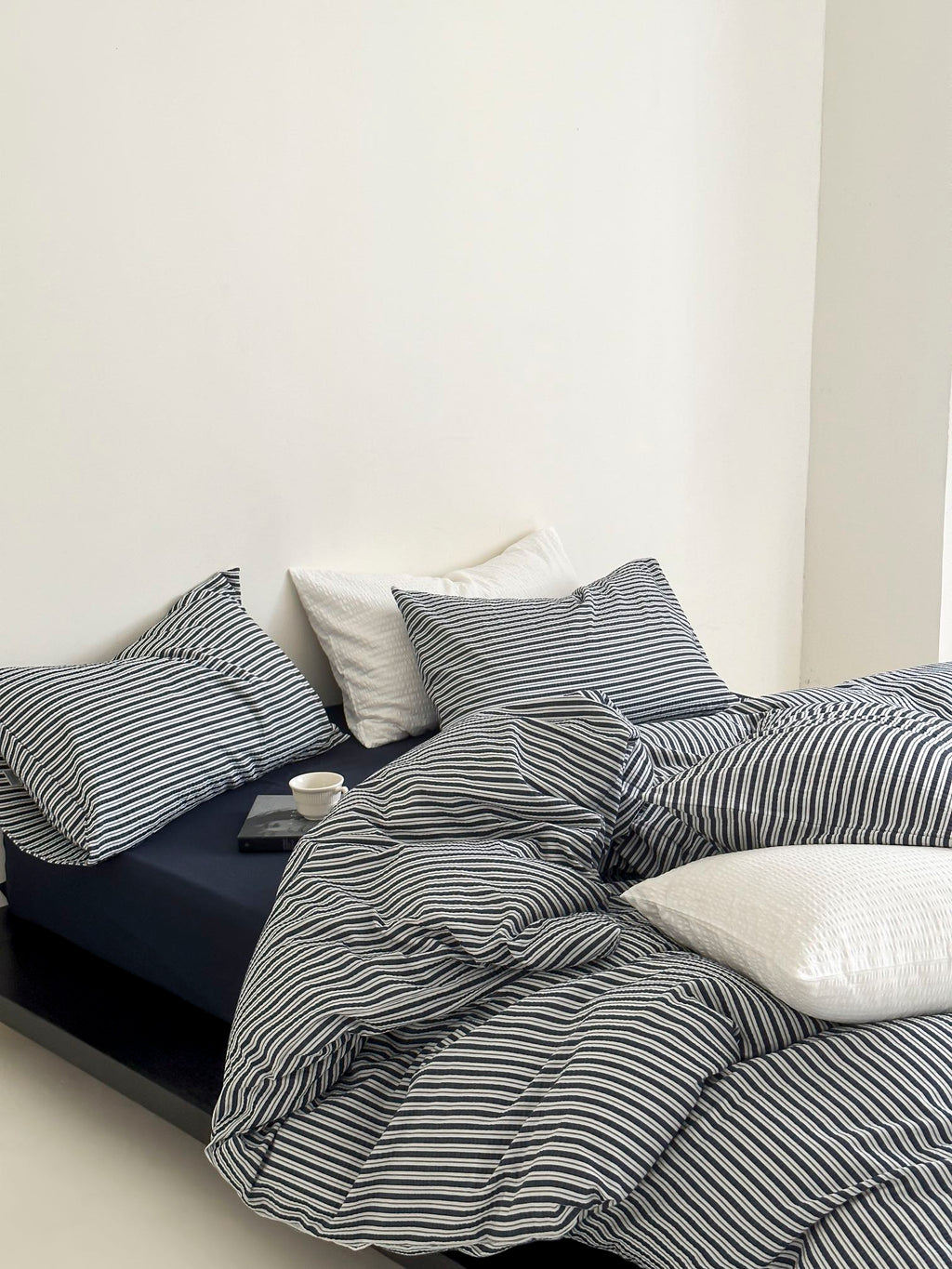 Harbor Breeze Stripe Seersucker Duvet Cover